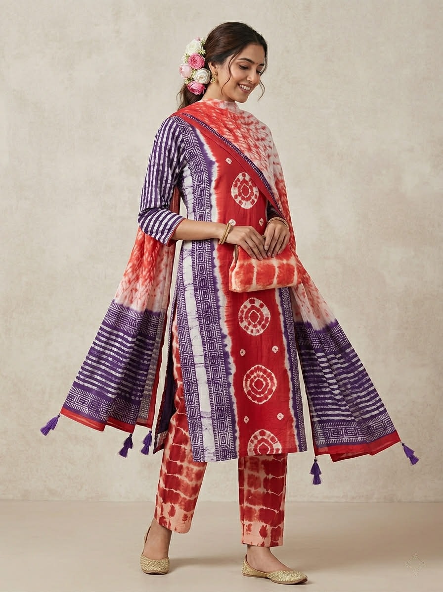 বৈশাখী শিবুরি থ্রি-পিস ০১